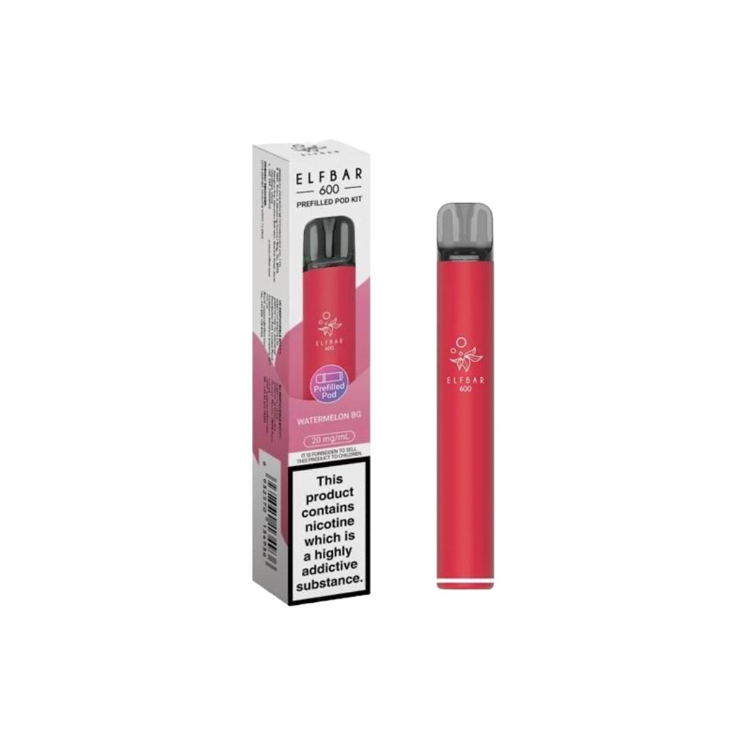 20mg Elf Bar 600 Prefilled Pod Vape Kit 600 Puffs