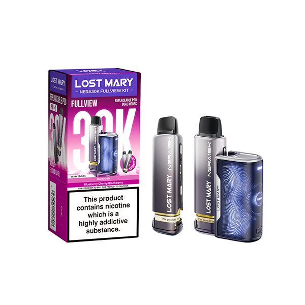 20mg LOST MARY Nera 30K Multi Edition Prefilled Pod Vape Kit - 30000 Puffs