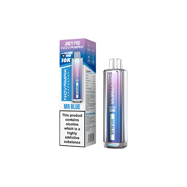 20mg Juicy Pod Novamax Disposable Pod Vape Kit 10000 Puffs
