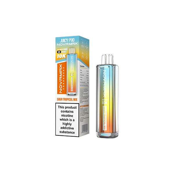 20mg Juicy Pod Novamax Disposable Pod Vape Kit 10000 Puffs