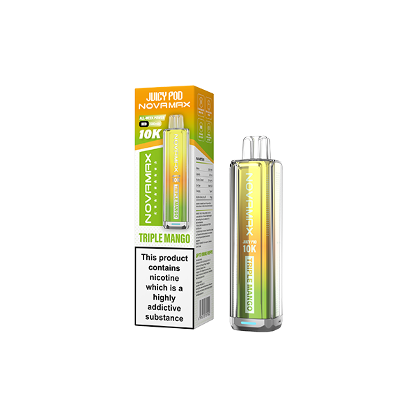 20mg Juicy Pod Novamax Disposable Pod Vape Kit 10000 Puffs