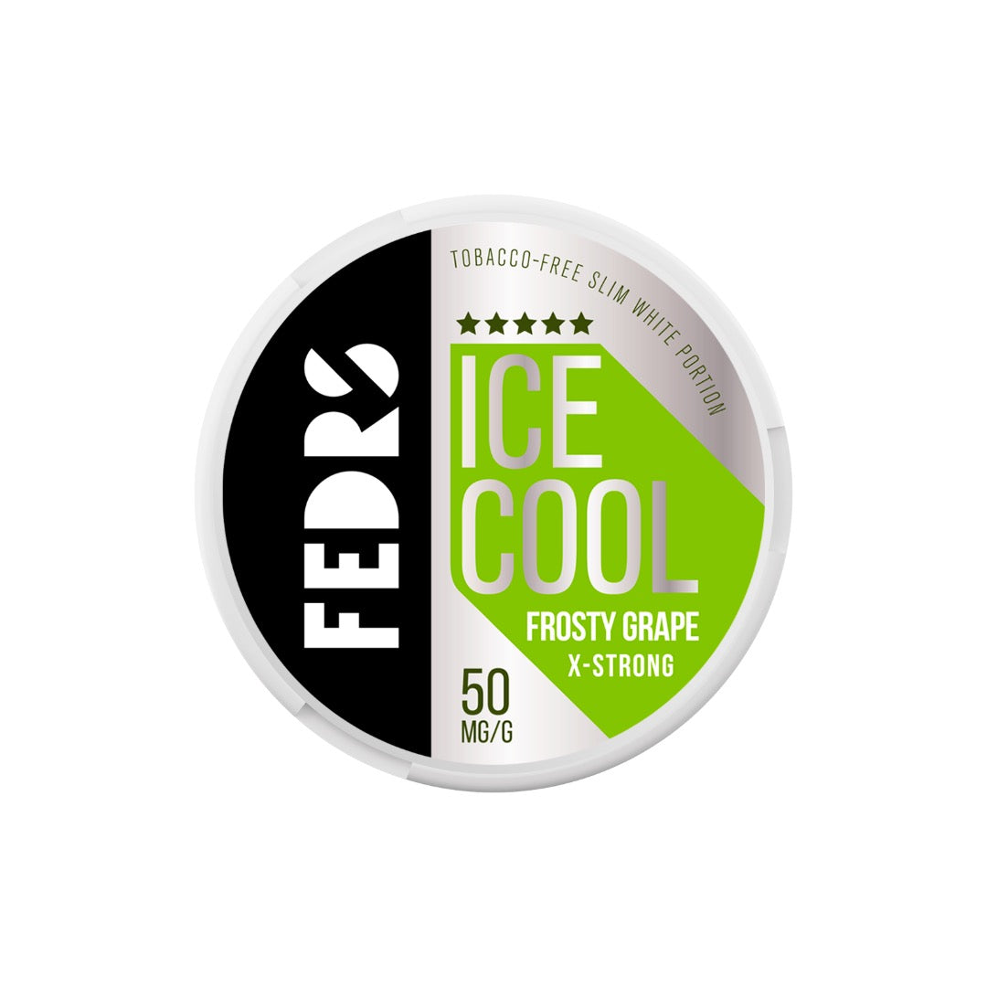 50mg FEDRS Ice Cool X-Strong Nicotine Pouch - 20 Pouches
