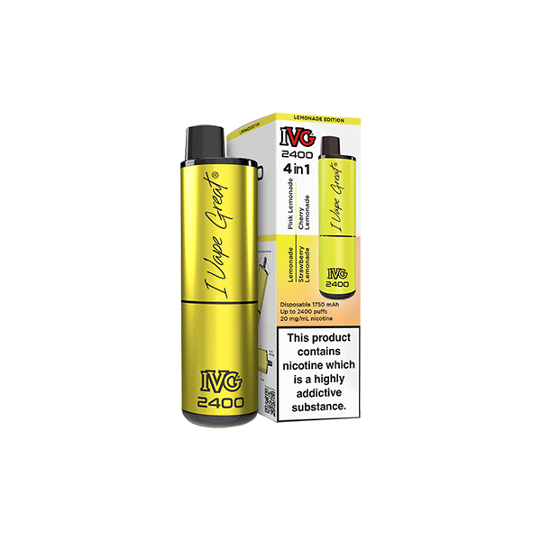 20mg IVG 2400 Disposable Vapes 2400 Puffs - 4 in 1 Multi-Edition