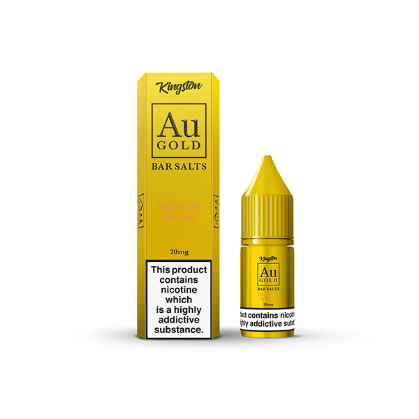 AU Gold By Kingston Nic Salt 10ml (60VG/40PG) 20mg