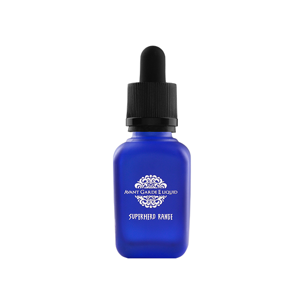 0mg Avant Garde E-liquid Superhero Range Range Glass Shortfill 30ml (Various VG/PG)