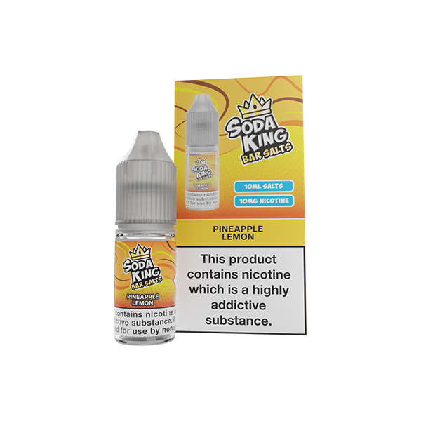 10mg Soda King Bar SALTS Nic Salts 10ml - (50VG/50PG)