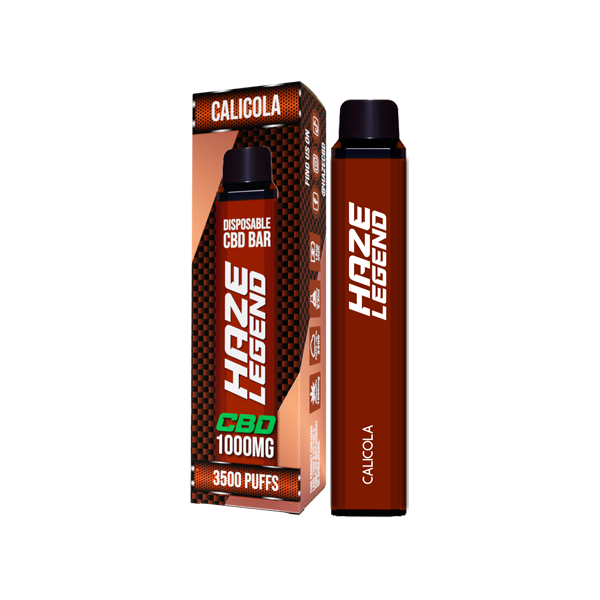 Haze Legend 1000mg CBD Disposable Vape 3500 Puffs