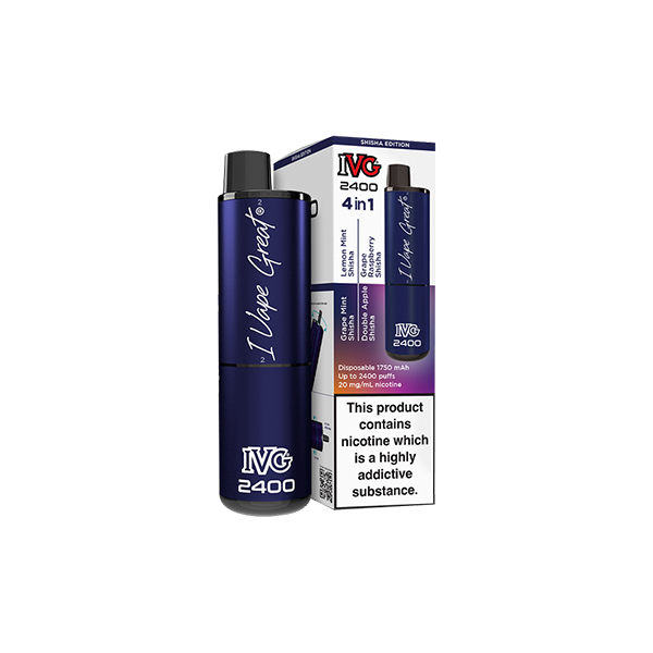 20mg IVG 2400 Disposable Vapes 2400 Puffs - 4 in 1 Multi-Edition