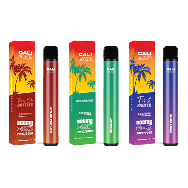 CALI BAR 300mg CBD Disposable Vape 600 Puffs